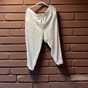 Women’s Off White Jogger Pants